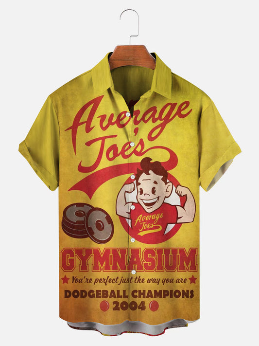 Movie Comedy Dodgeball Average Joe's Short Sleeve Shirt