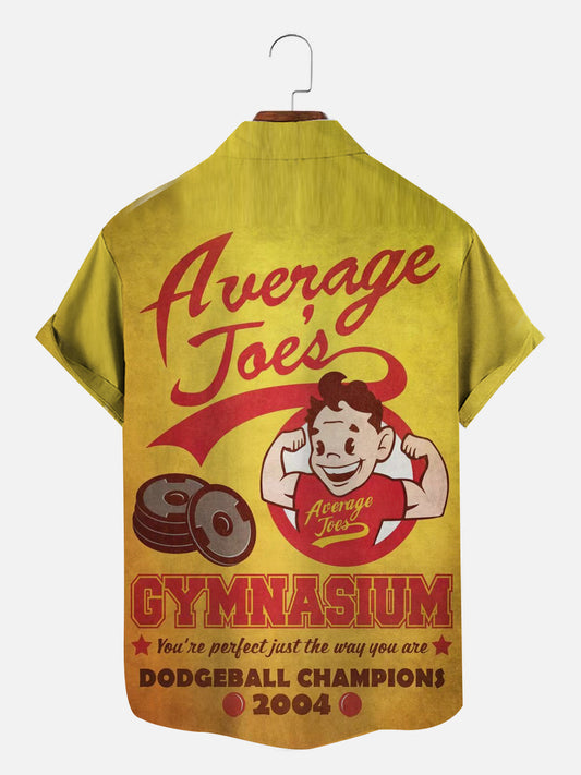 Movie Comedy Dodgeball Average Joe's Short Sleeve Shirt