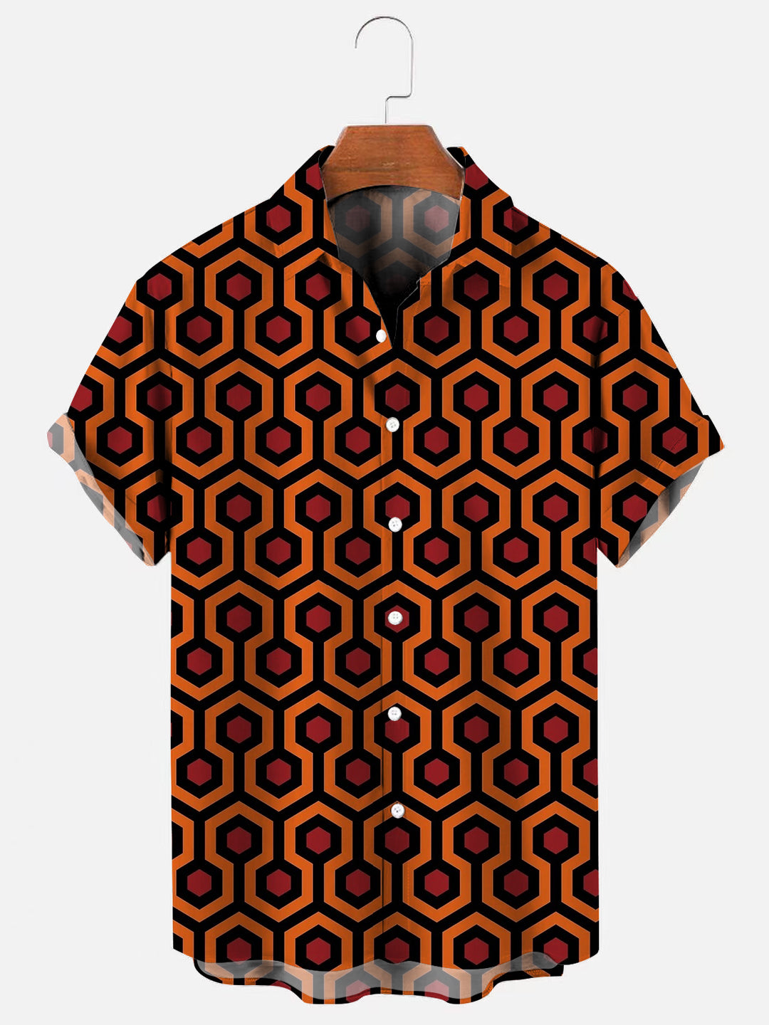 Overlook Hotel Horror Movie Halloween Print Hawaiian Shirt