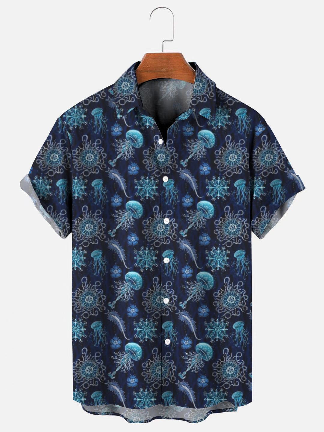 Luminocean Men's Hawaiian Short Sleeve Shirt