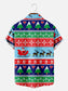 Men's Christmas Print Short Sleeve Shirt