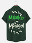 Men's St. Patrick Print Holiday Short Sleeve Shirt