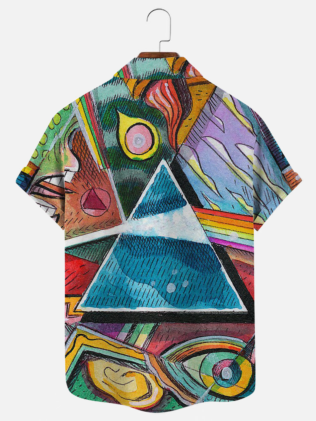 Picasso Prism Rock Music Hawaiian Short Sleeve Shirt