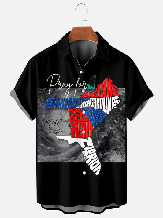 Men's Southeast Hurricane Helen Survivor Memorial Short Sleeve Shirt