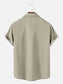 Men's Retro Style Short Sleeve Casual Loose Shirt