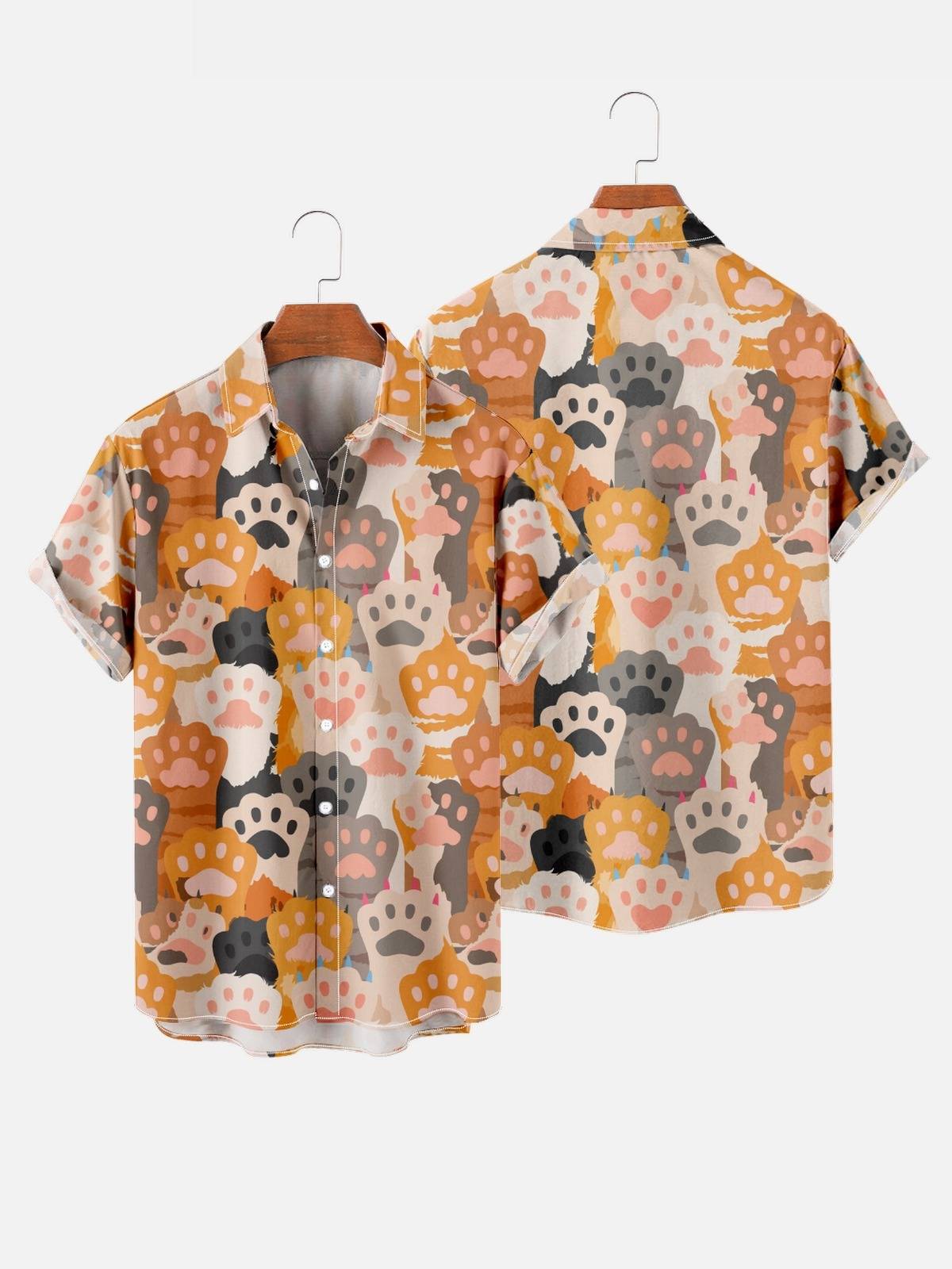 Cat Paw Hawaiian Shirt