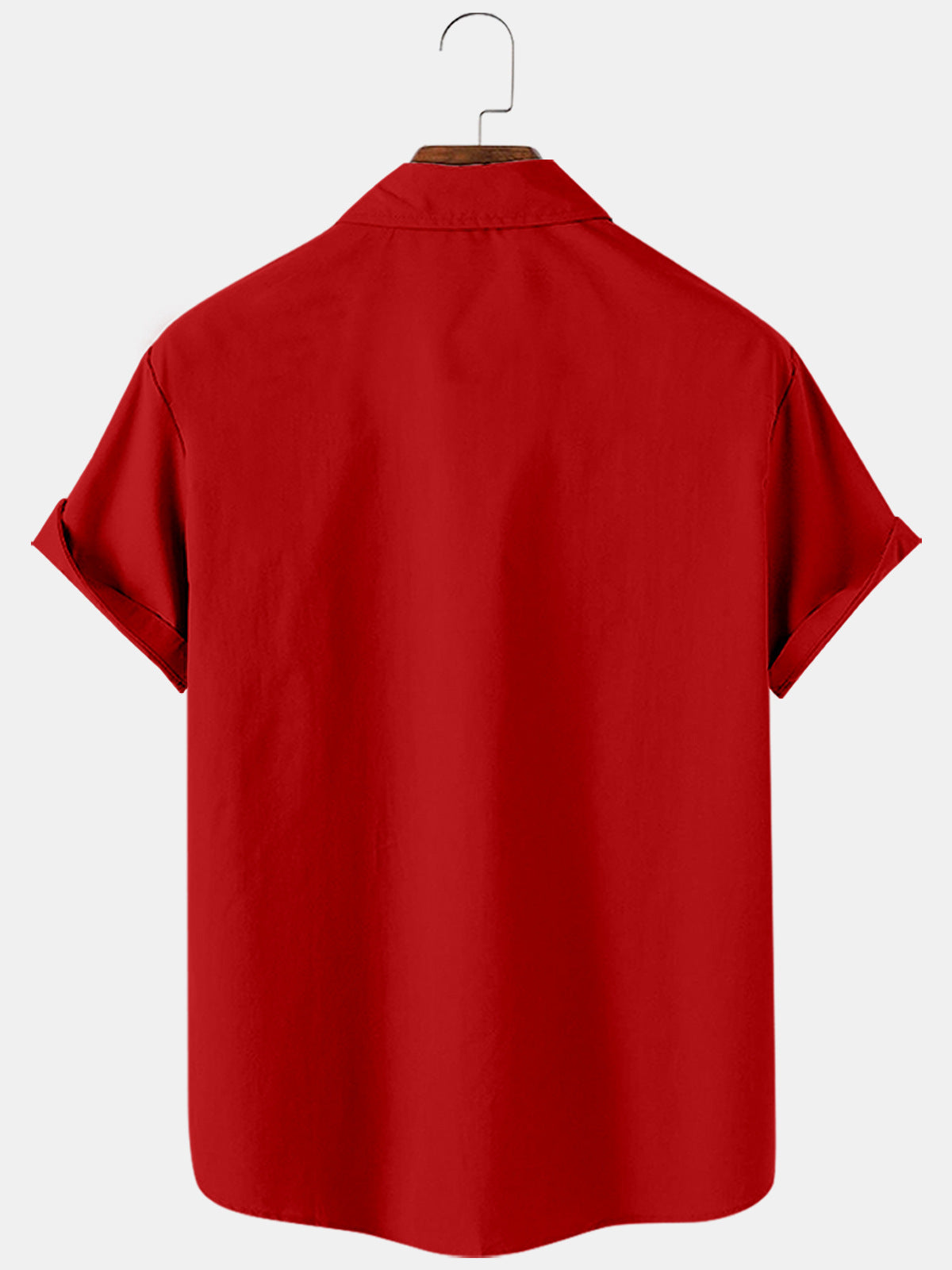 Men's Contrast Striped Christmas Grinch Print Shirt