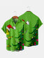 Christmas Series Men's large Casual Short Sleeve Shirt