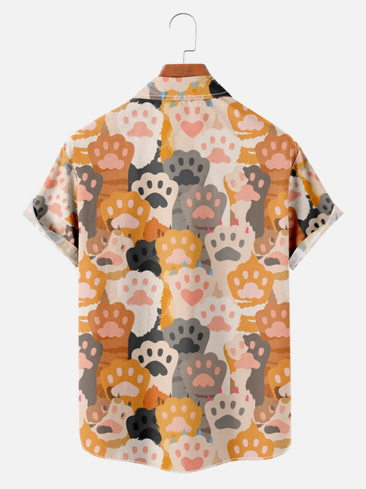 Cat Paw Hawaiian Shirt