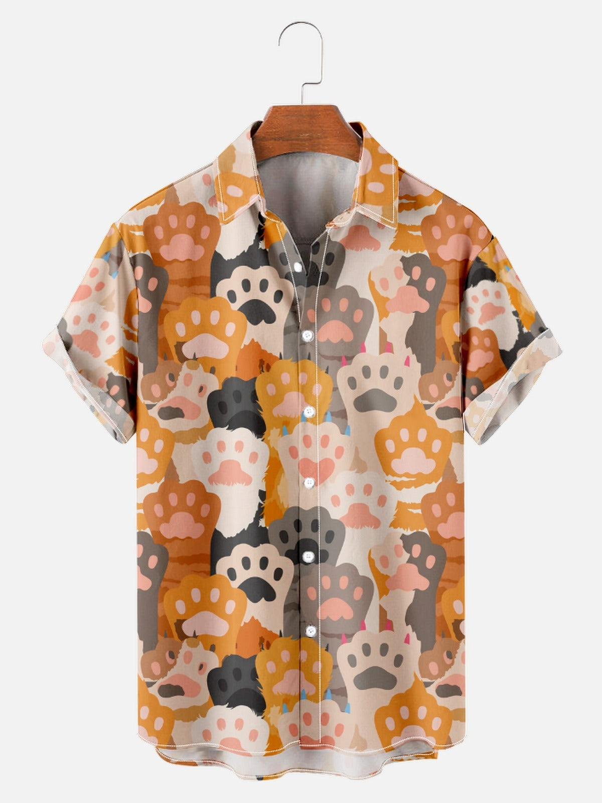 Cat Paw Hawaiian Shirt