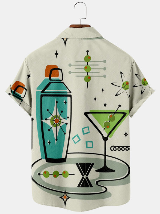 Cocktail Shaker Graphic Shirts