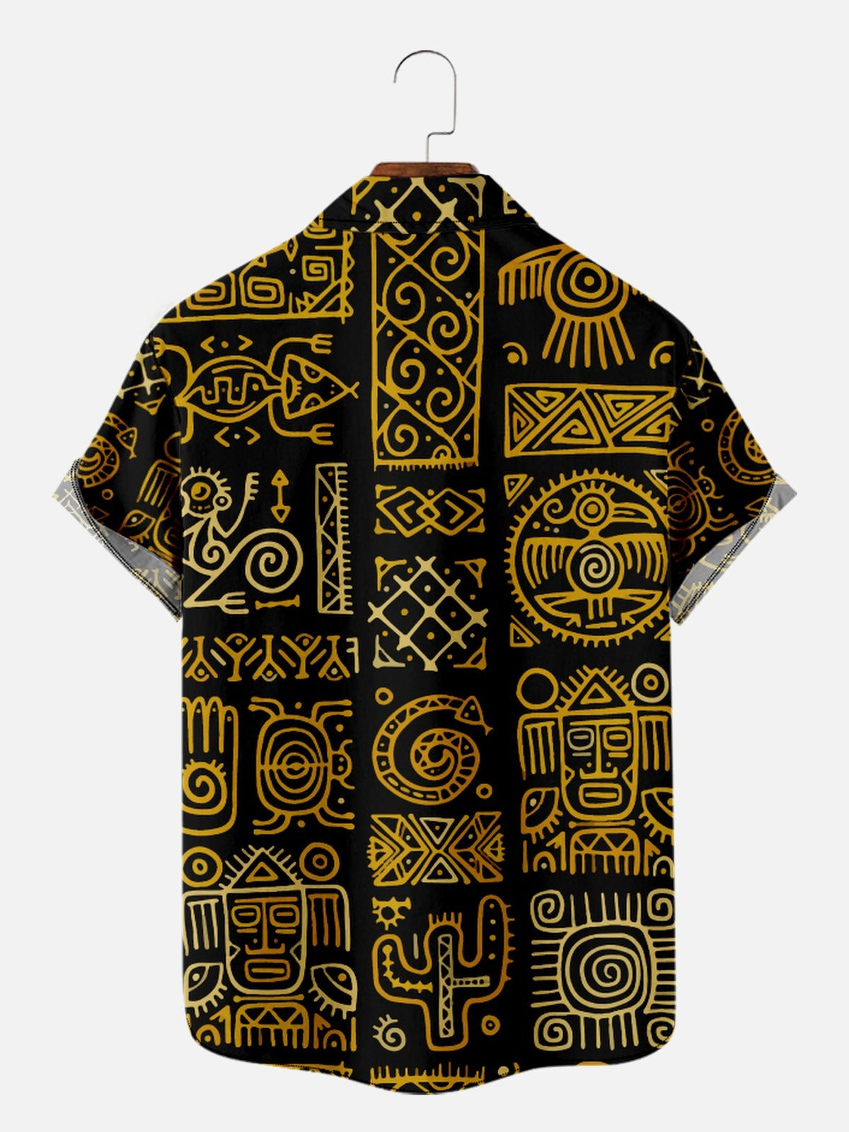 Ethnic Totem Retro Print Shirt