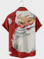 Men's Christmas element large short sleeve shirt