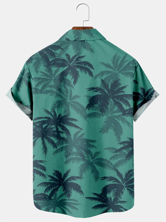 Men's Tommy Vercetti Print Casual Hawaiian Short Sleeve Shirt