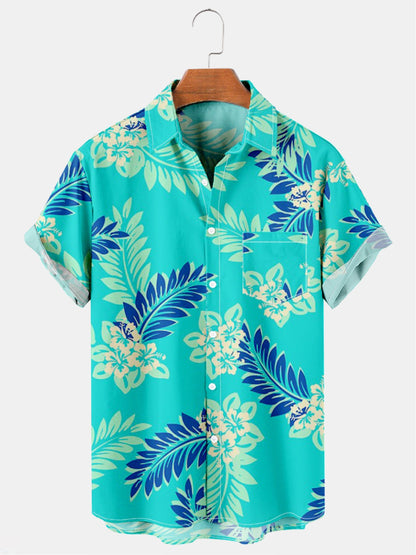 Men's Tommy Vercetti Print Casual Hawaiian Short Sleeve Shirt